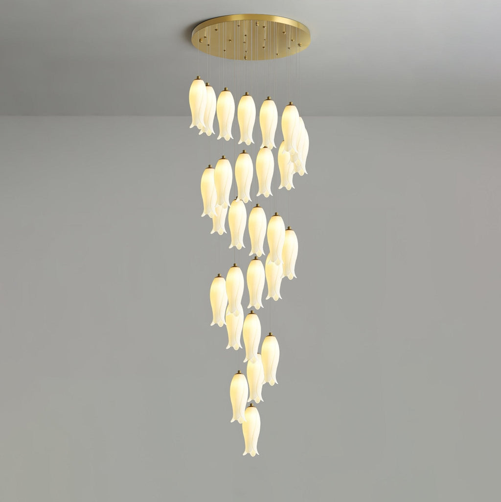 Grevera Ceramic Chandelier-Moonnatur