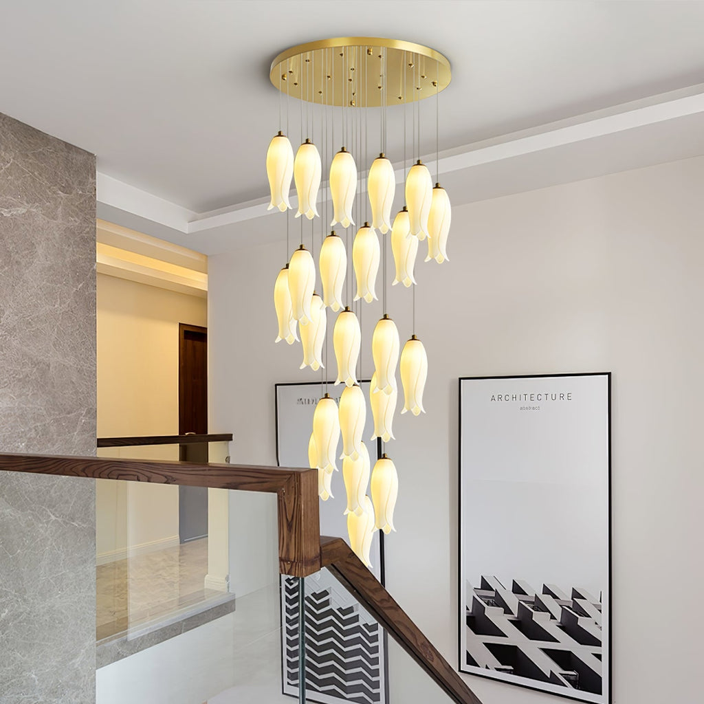 Grevera Ceramic Chandelier-Moonnatur