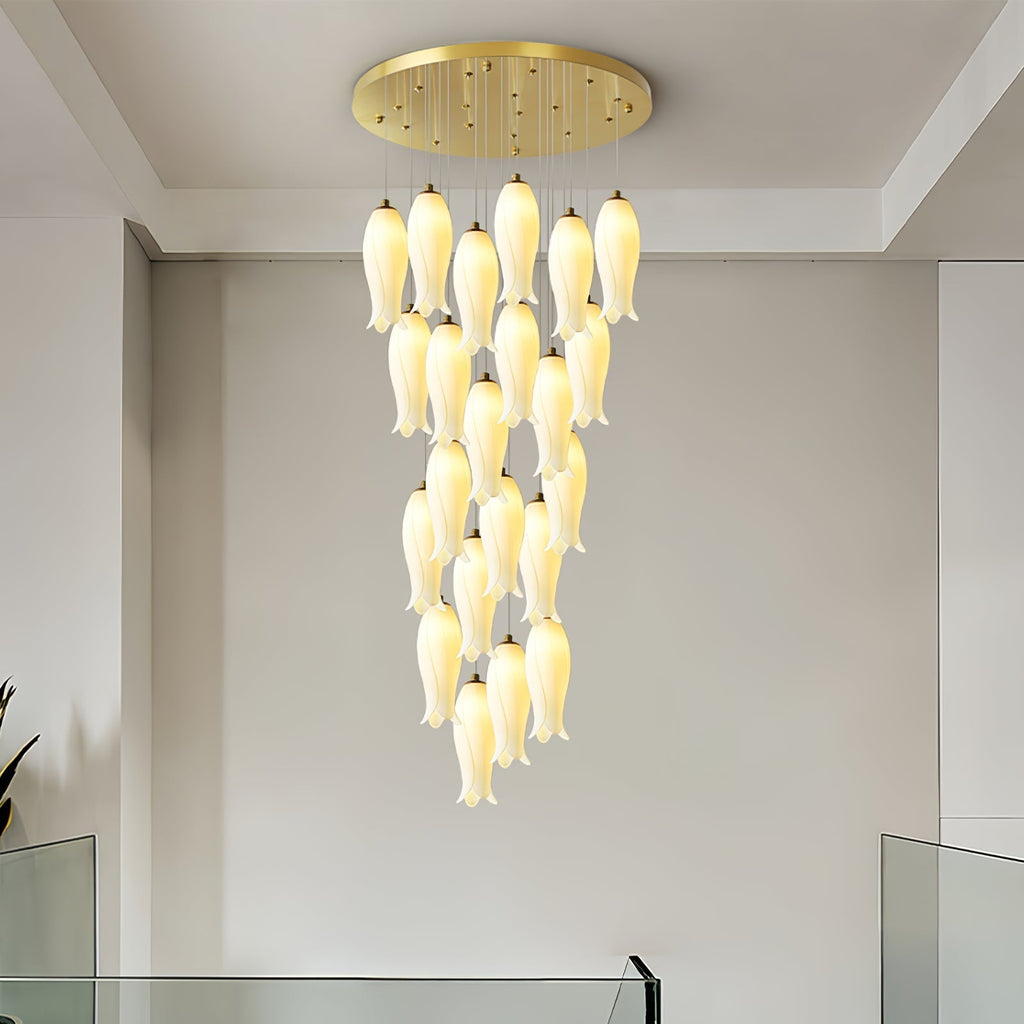 Grevera Ceramic Chandelier-Moonnatur