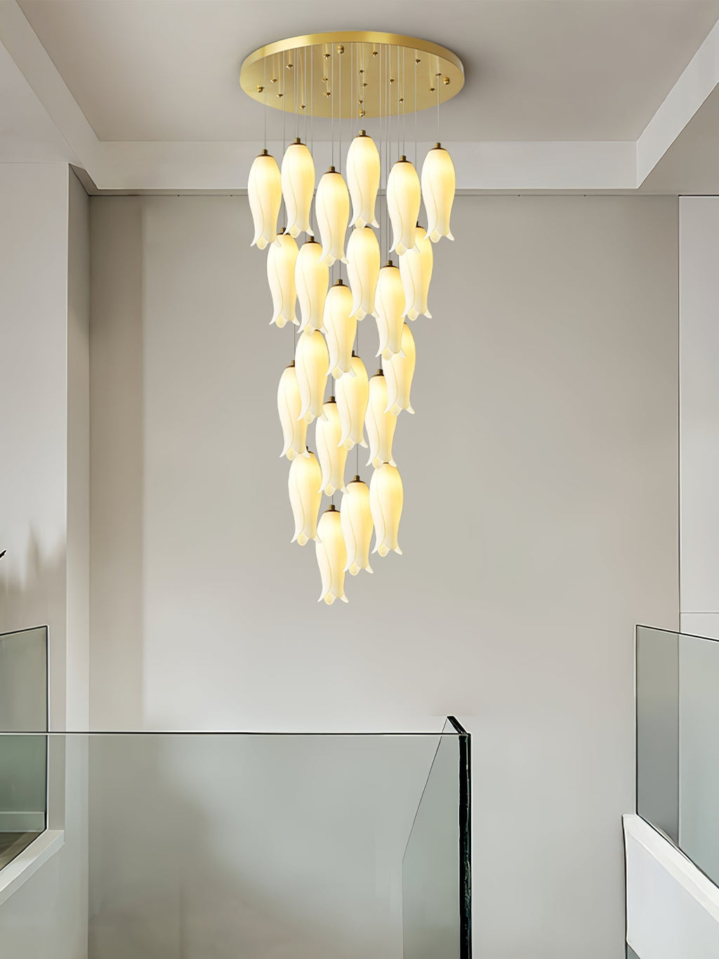 Grevera Ceramic Chandelier-Moonnatur