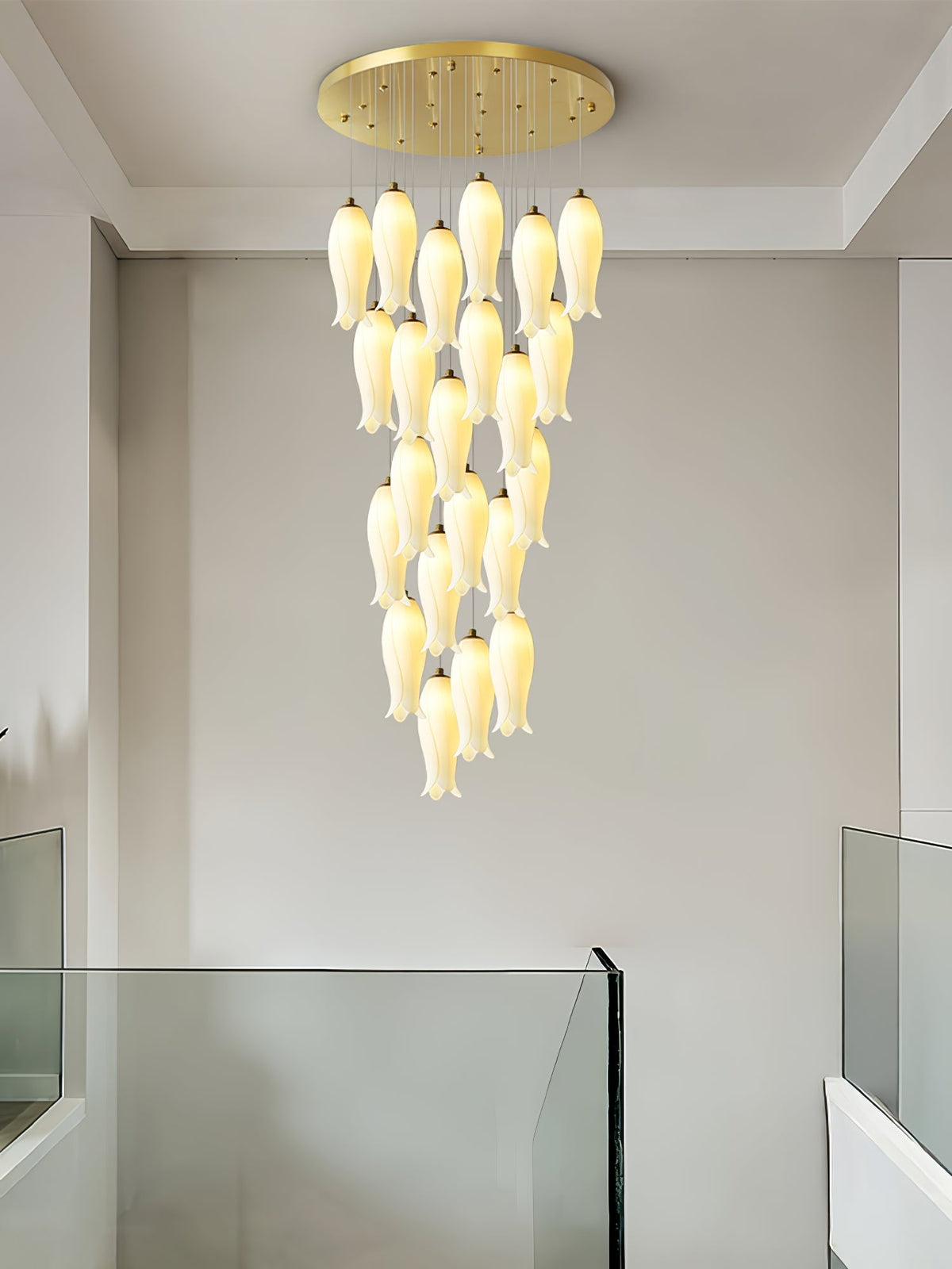 Grevera Ceramic Chandelier-Moonnatur