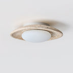 Aberford Travertine Ceiling Light-Moonnatur