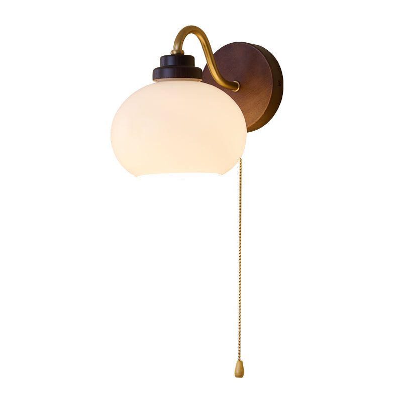 Rhodenune Glass Wall Light-Moonnatur