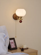 Rhodenune Glass Wall Light-Moonnatur