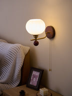 Rhodenune Glass Wall Light-Moonnatur