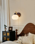 Rhodenune Glass Wall Light-Moonnatur