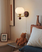 Rhodenune Glass Wall Light-Moonnatur