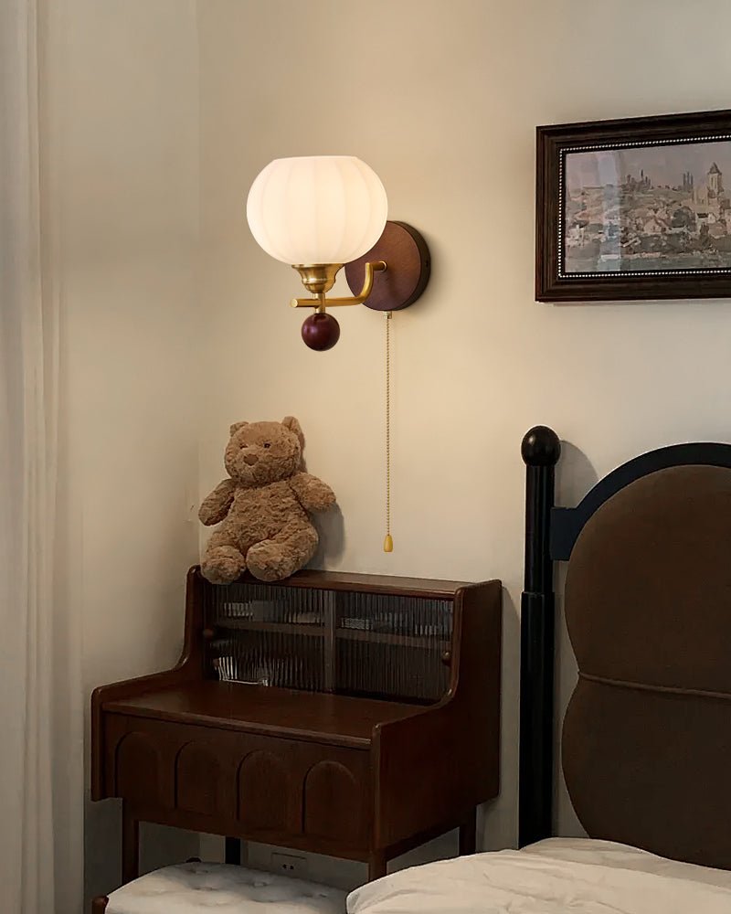 Rhodenune Glass Wall Light-Moonnatur