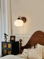 Rhodenune Glass Wall Light-Moonnatur