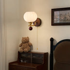 Rhodenune Glass Wall Light-Moonnatur