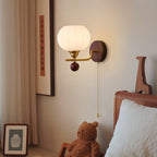 Rhodenune Glass Wall Light-Moonnatur