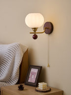 Rhodenune Glass Wall Light-Moonnatur