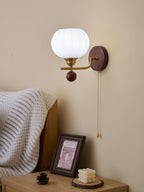 Rhodenune Glass Wall Light-Moonnatur