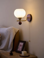 Rhodenune Glass Wall Light-Moonnatur