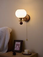 Rhodenune Glass Wall Light-Moonnatur