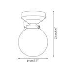 Zorrenrose Glass Ceiling Light-Moonnatur
