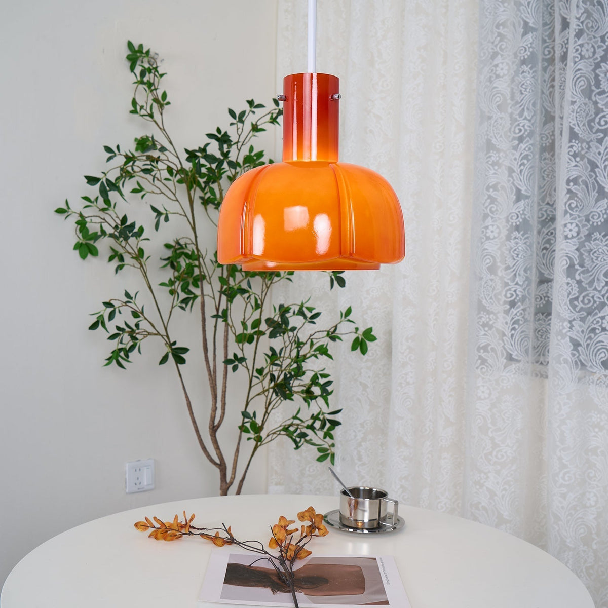Maeliel Glass Pendant Light-Moonnatur
