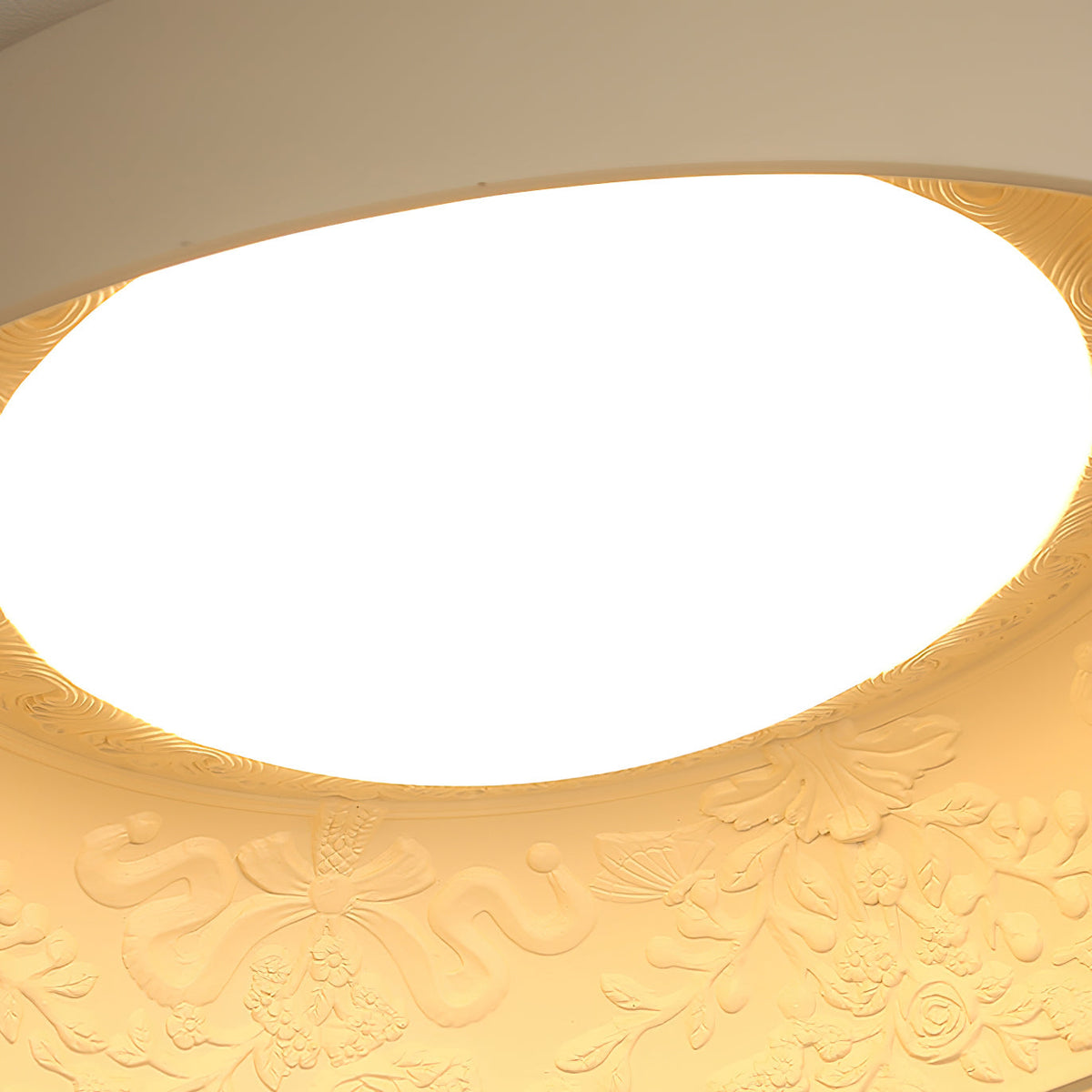 Baldenelle Resin Ceiling Light-Moonnatur