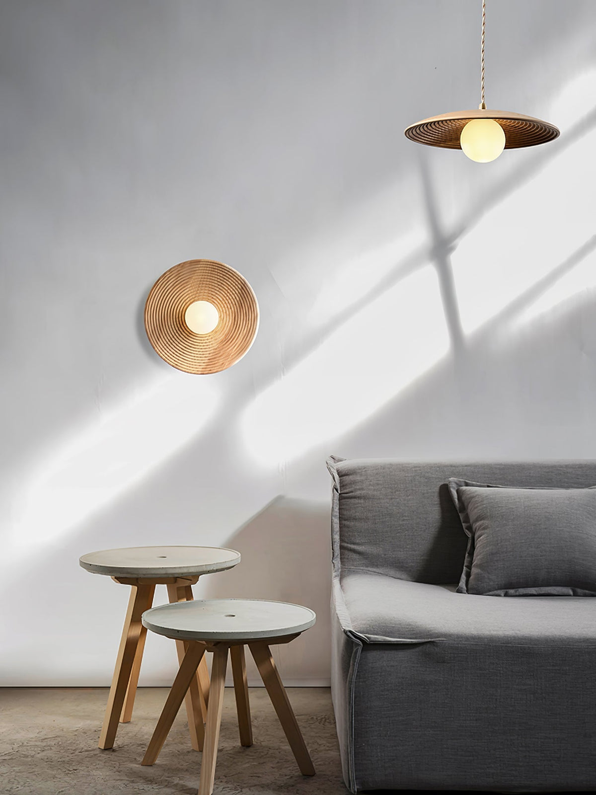 Alwynina Wood Wall Light-Moonnatur