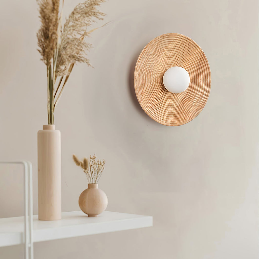 Alwynina Wood Wall Light-Moonnatur