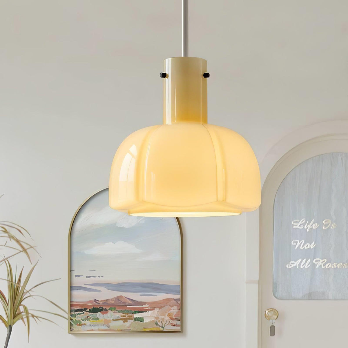 Maeliel Glass Pendant Light-Moonnatur