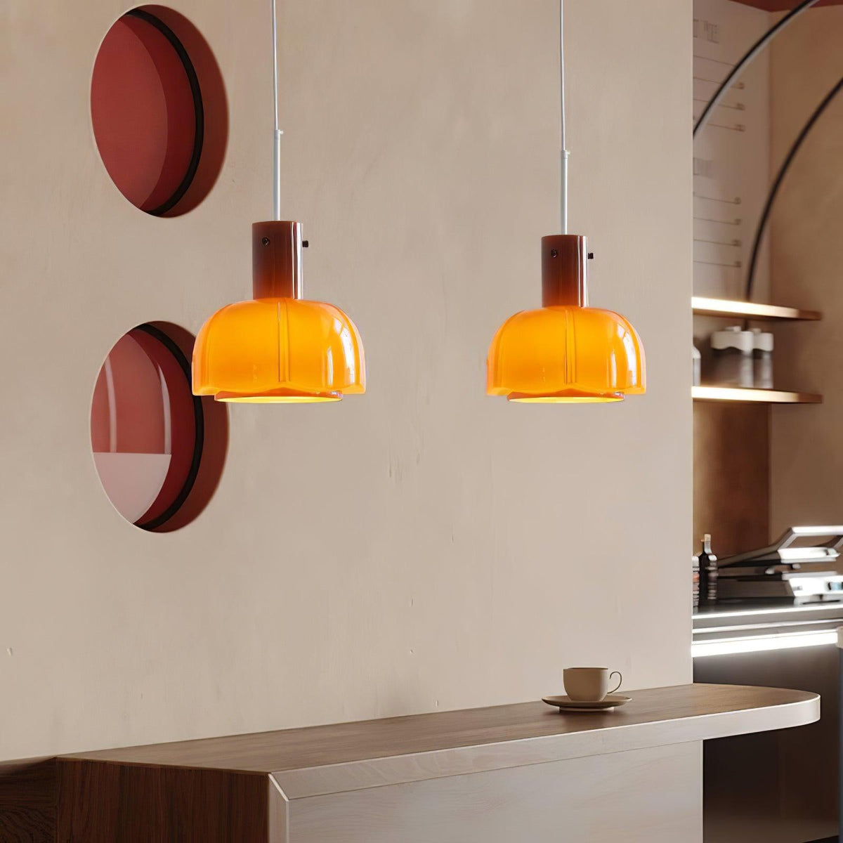 Maeliel Glass Pendant Light-Moonnatur