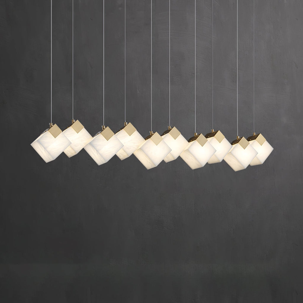 Lathendale Alabaster Pendant Light-Moonnatur