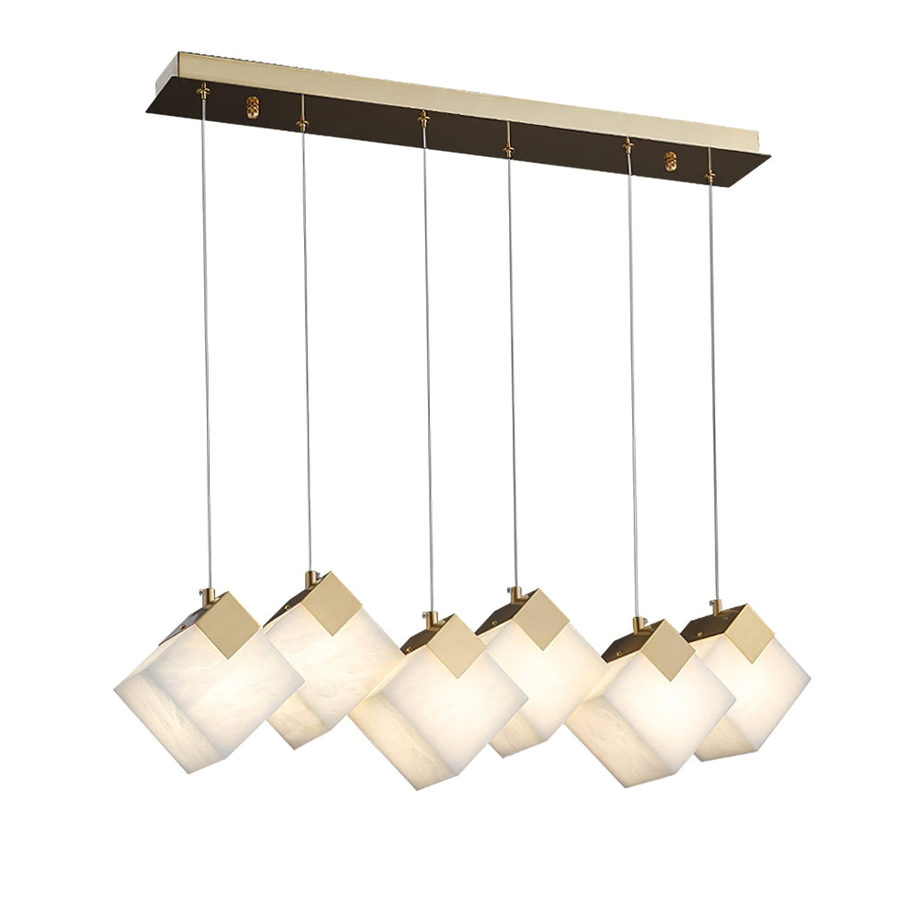 Lathendale Alabaster Pendant Light-Moonnatur
