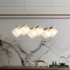 Lathendale Alabaster Pendant Light-Moonnatur