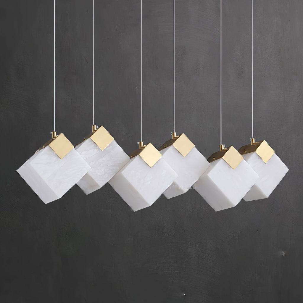 Lathendale Alabaster Pendant Light-Moonnatur