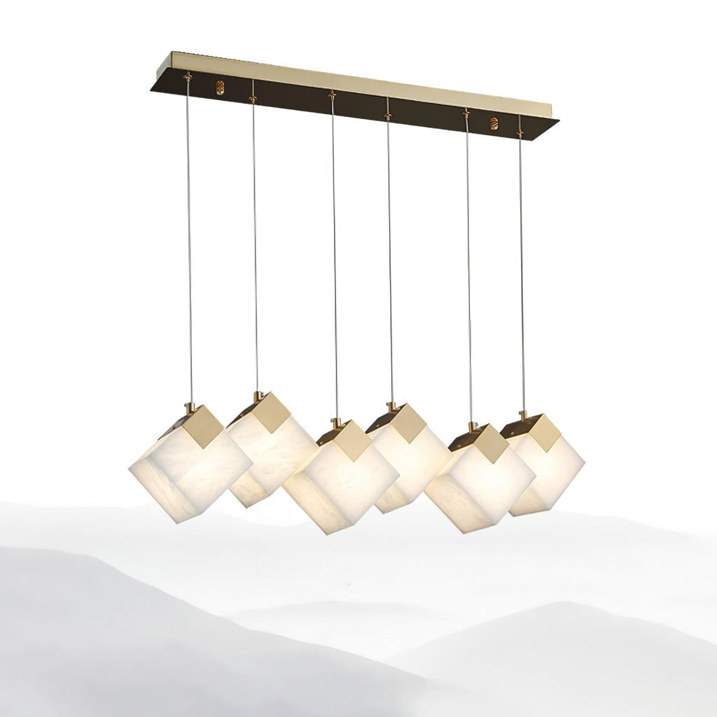 Lathendale Alabaster Pendant Light-Moonnatur