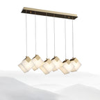 Lathendale Alabaster Pendant Light-Moonnatur