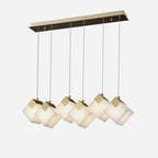 Lathendale Alabaster Pendant Light-Moonnatur