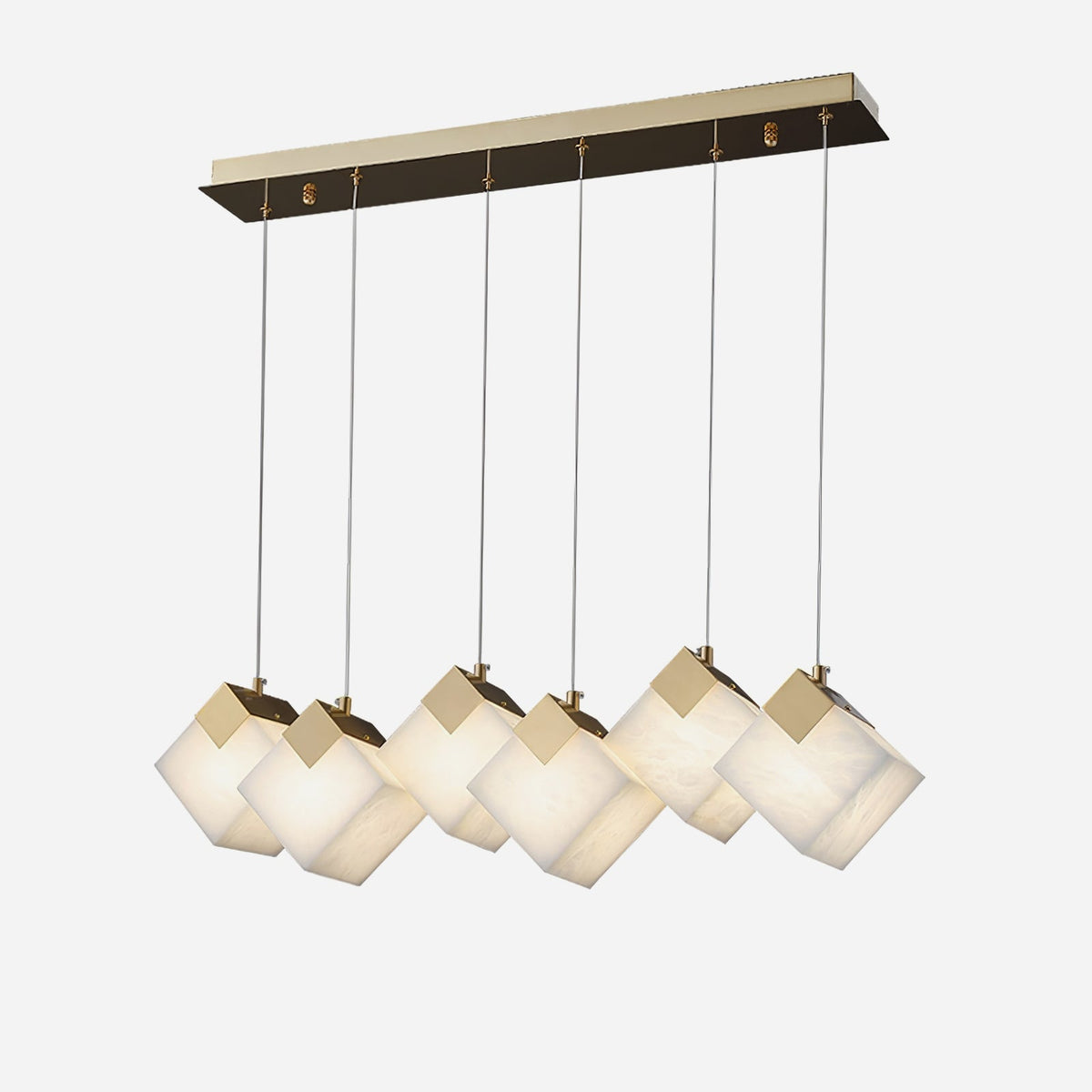 Lathendale Alabaster Pendant Light-Moonnatur