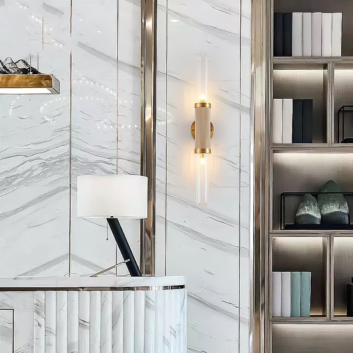 Perenella Glass Wall Light-Moonnatur