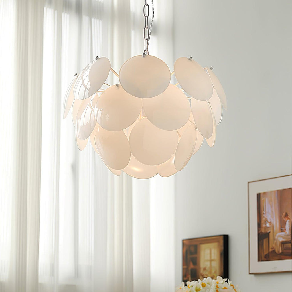 Edreniel Glass Chandelier-Moonnatur