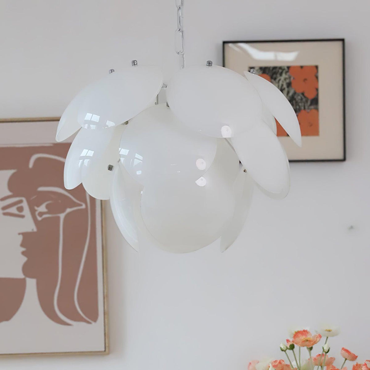 Edreniel Glass Chandelier-Moonnatur