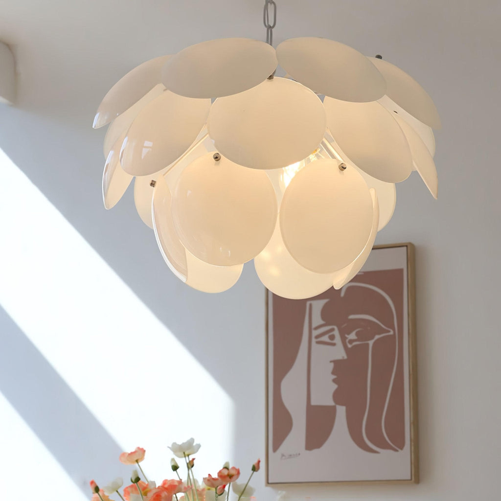 Edreniel Glass Chandelier-Moonnatur