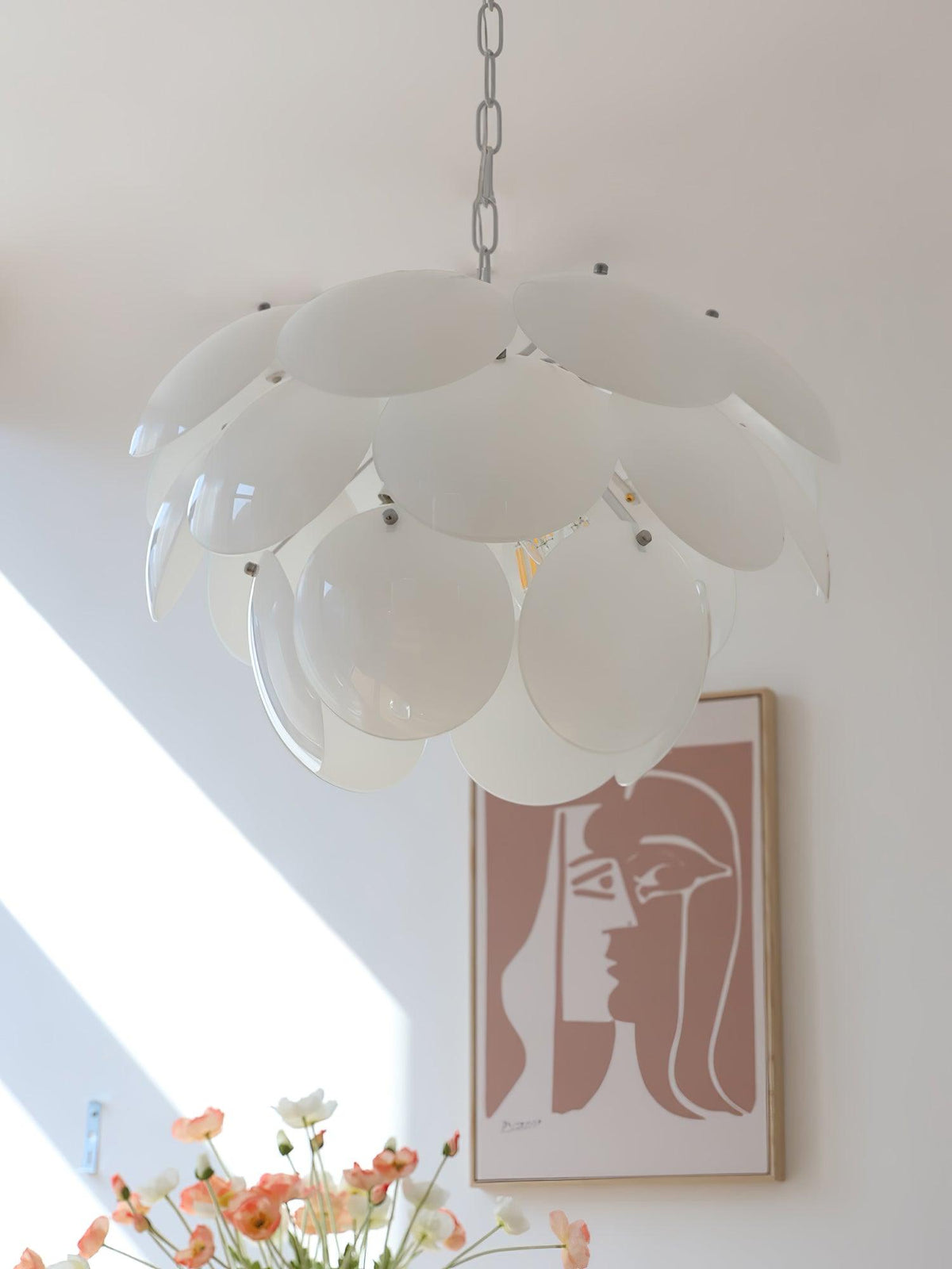 Edreniel Glass Chandelier-Moonnatur