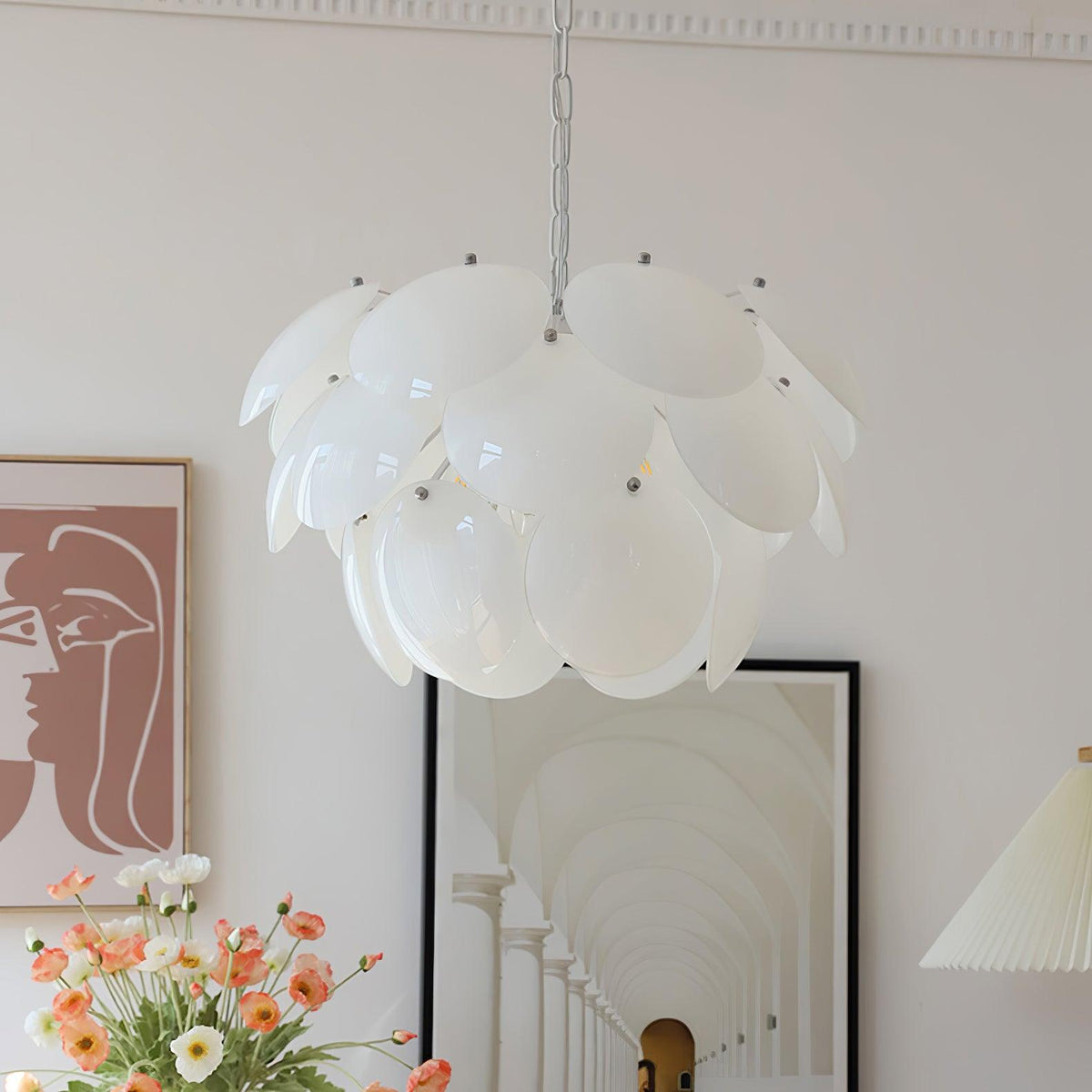 Edreniel Glass Chandelier-Moonnatur