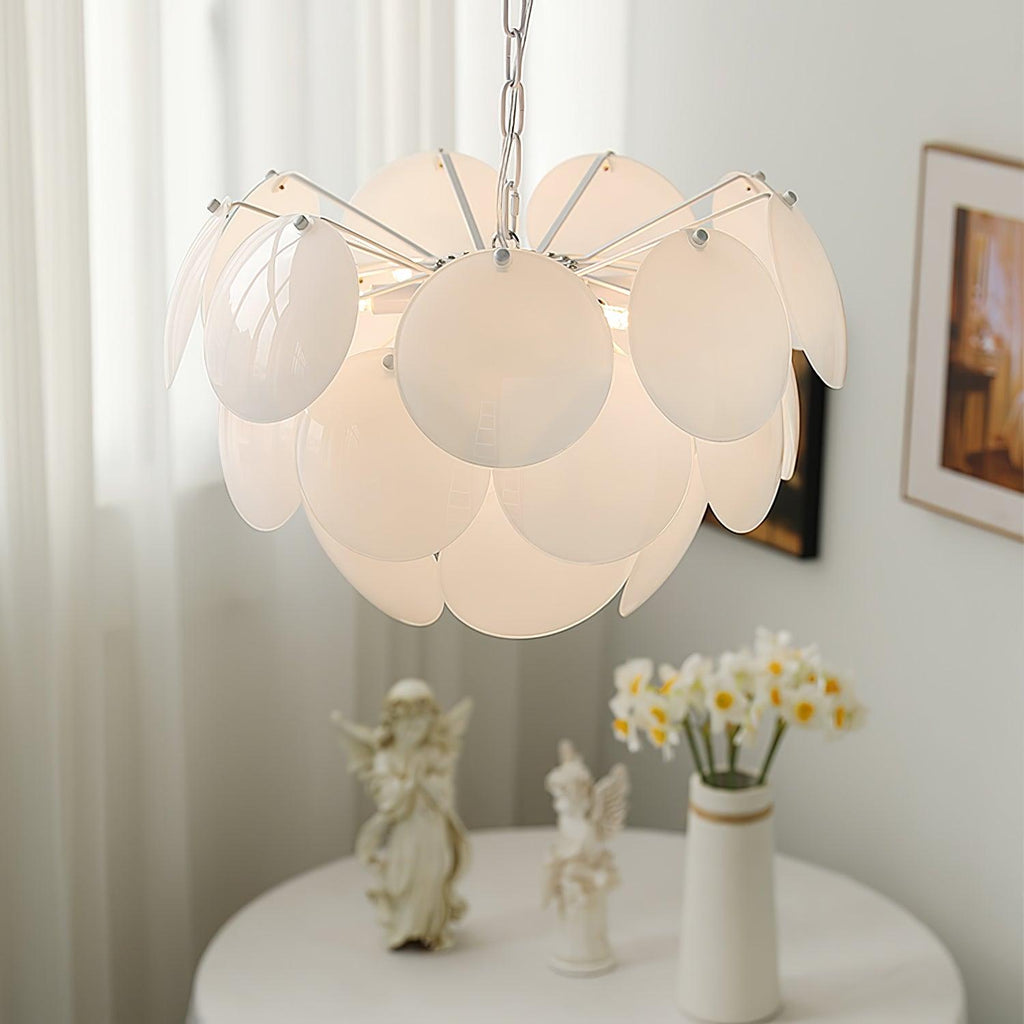 Edreniel Glass Chandelier-Moonnatur