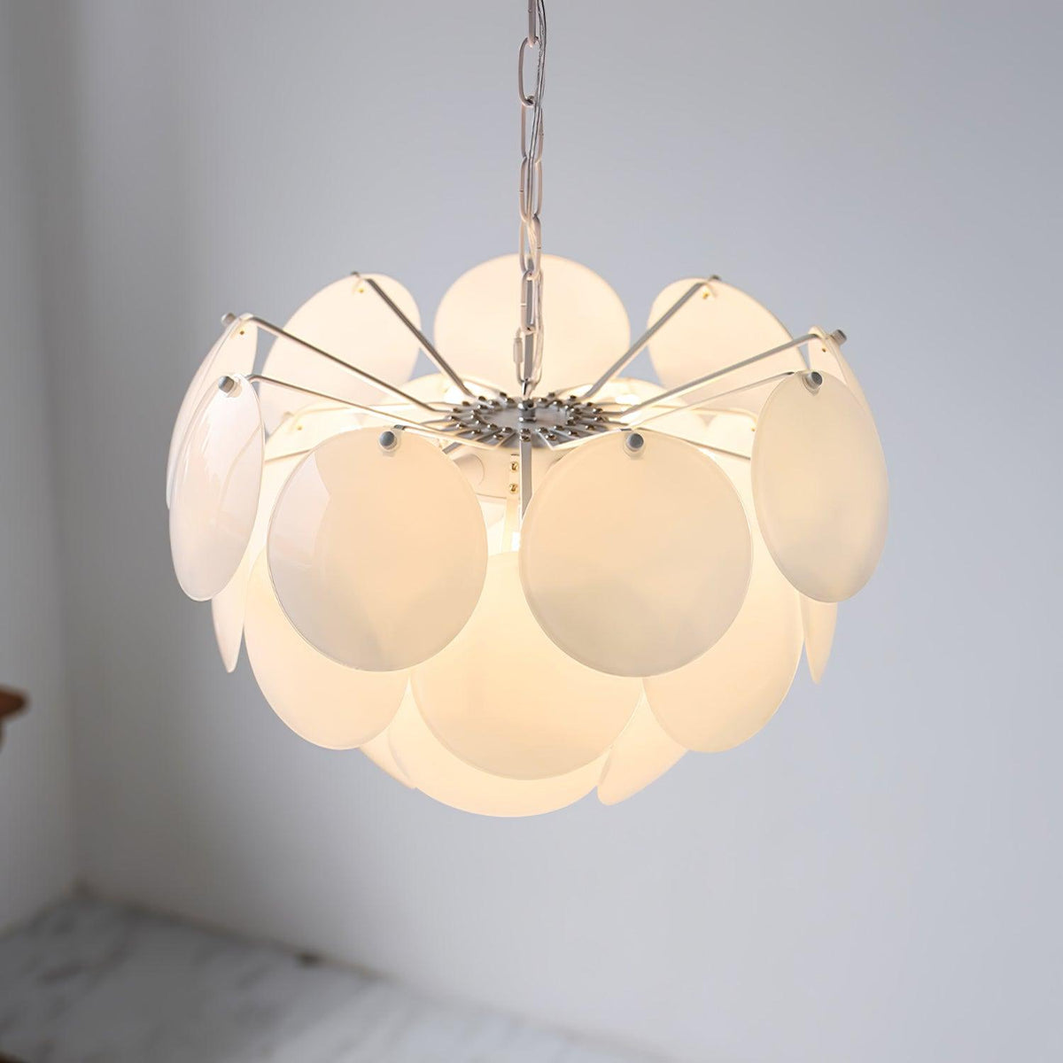 Edreniel Glass Chandelier-Moonnatur