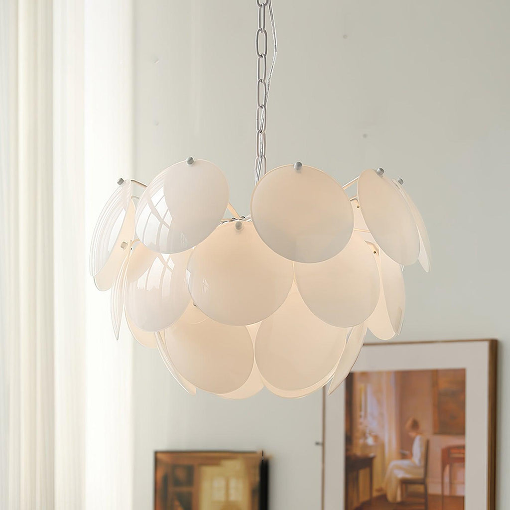Edreniel Glass Chandelier-Moonnatur