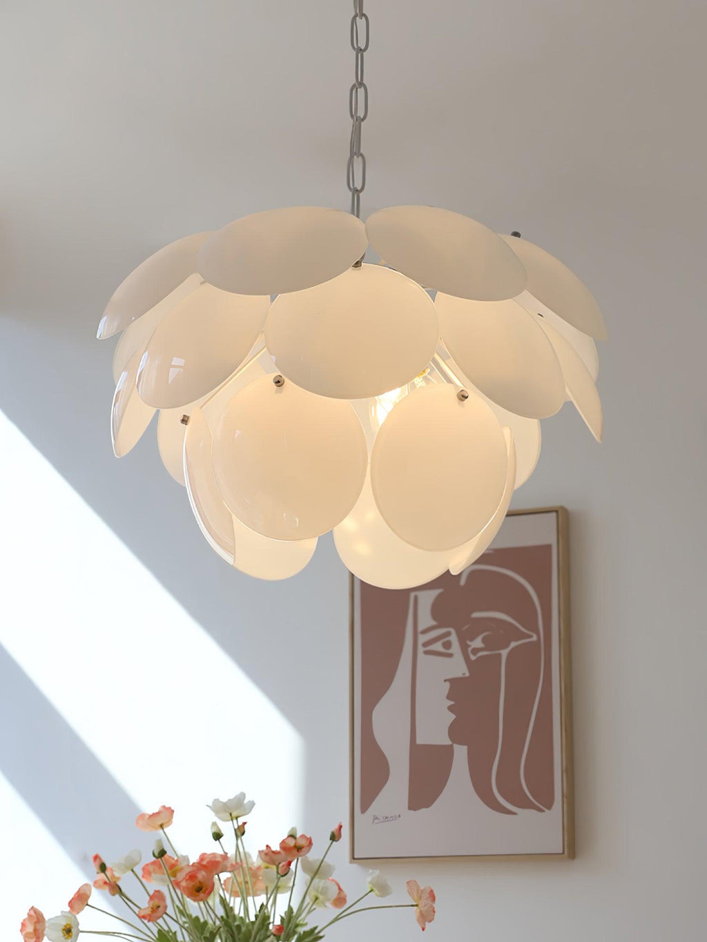 Edreniel Glass Chandelier-Moonnatur