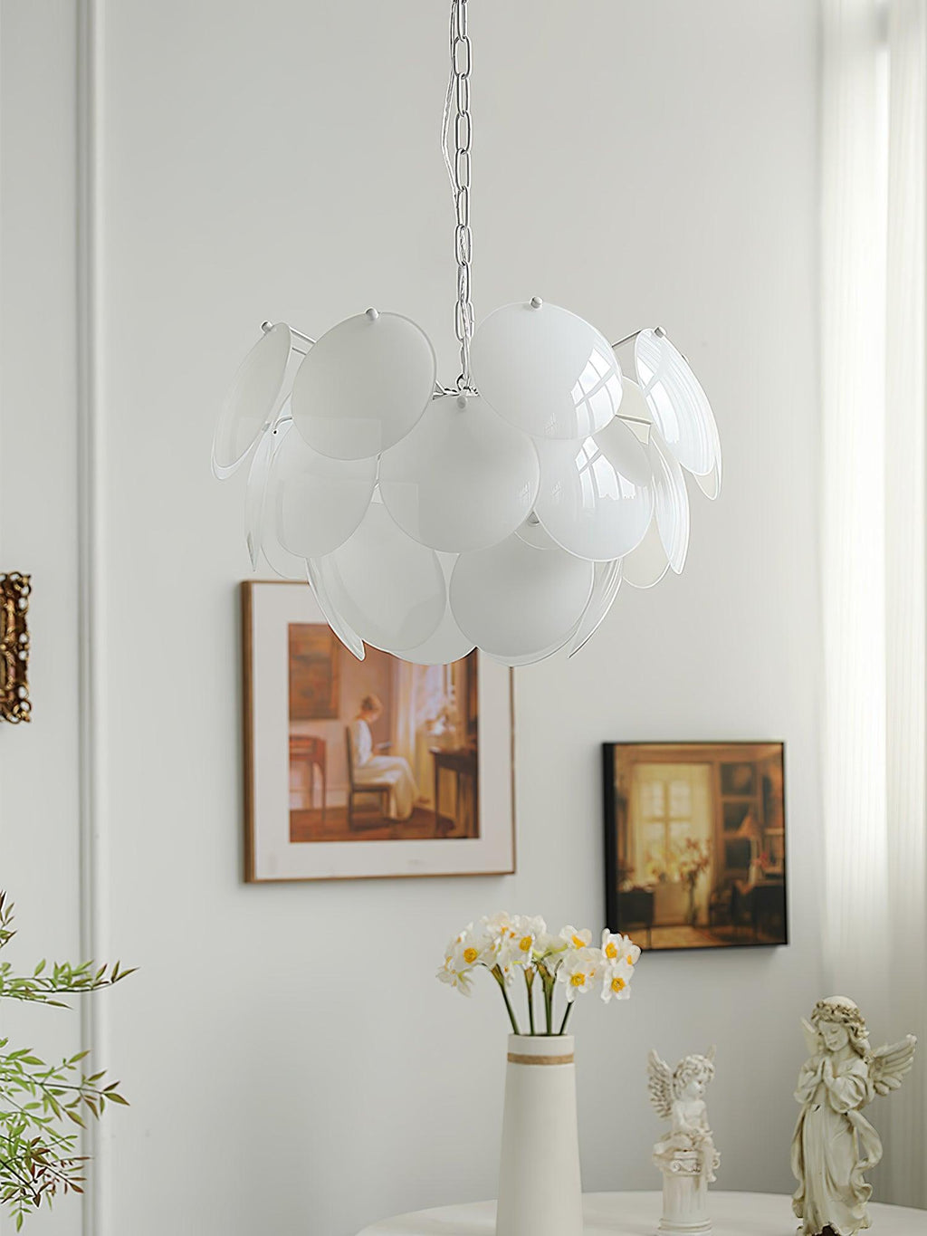 Edreniel Glass Chandelier-Moonnatur