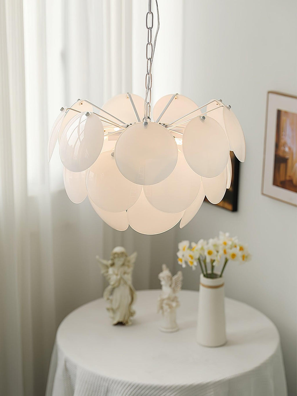 Edreniel Glass Chandelier-Moonnatur