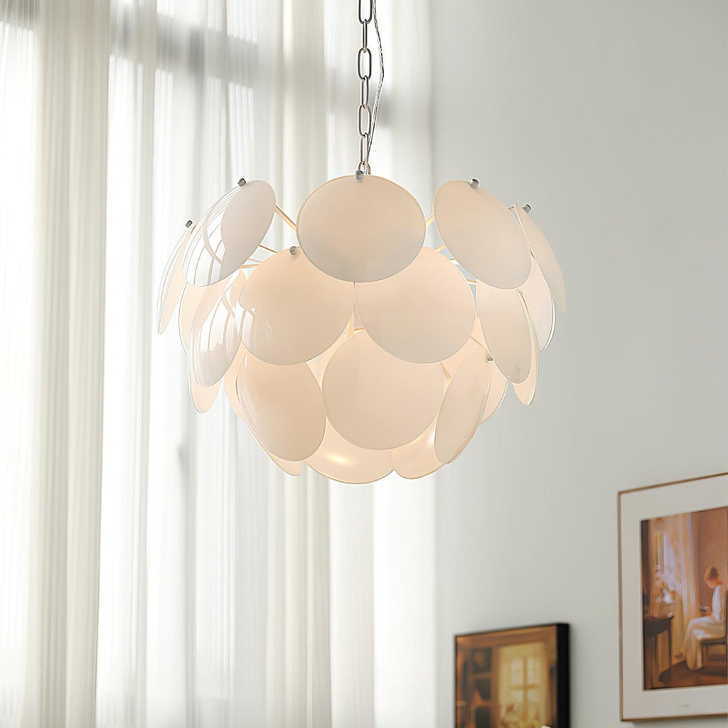 Edreniel Glass Chandelier-Moonnatur