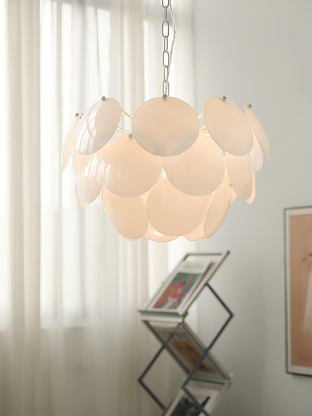 Edreniel Glass Chandelier-Moonnatur