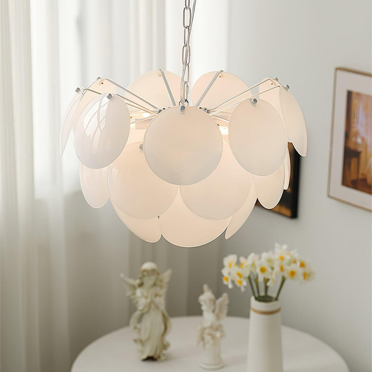 Edreniel Glass Chandelier-Moonnatur