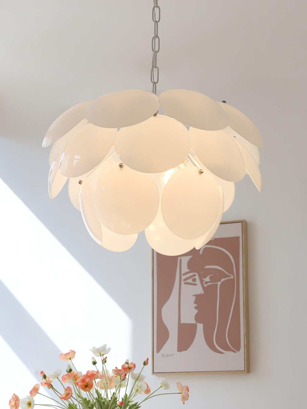Edreniel Glass Chandelier-Moonnatur
